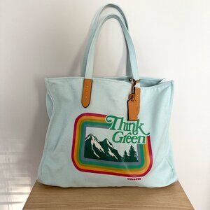 Coach Think Green tote